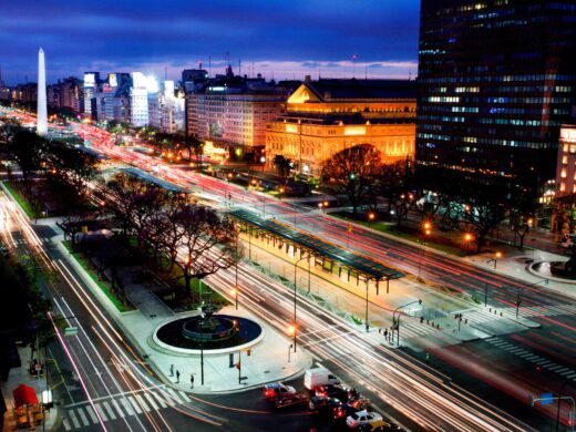 Avenida 9 de julio CABA – Noche