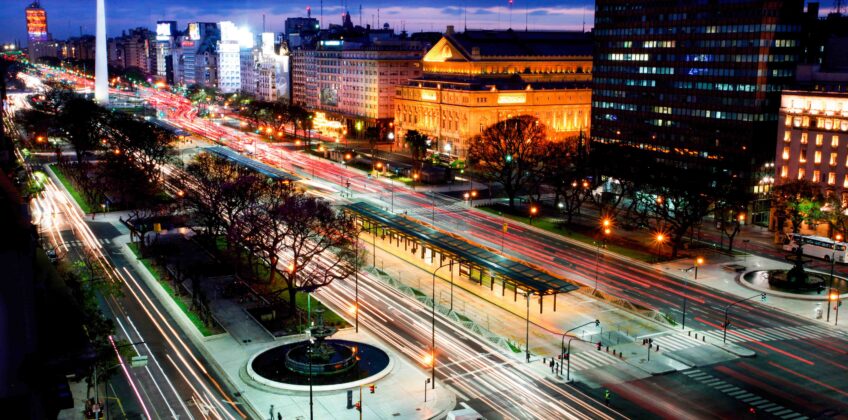 Avenida 9 de julio CABA – Noche